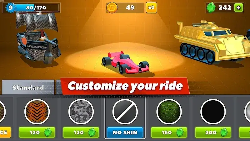 Скриншот Crash of Cars MOD APK 2