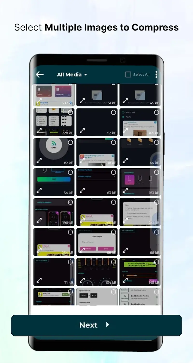 Prévia 2 do app Video Converter & Compressor