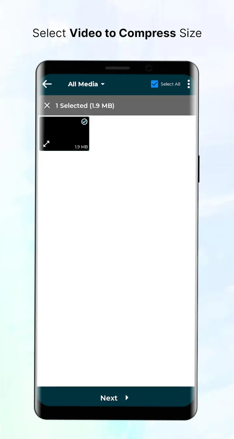 Prévia 5 do app Video Converter & Compressor