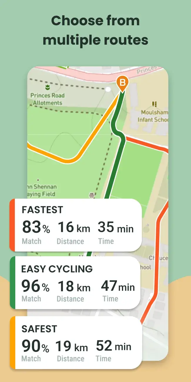 Cyclers: Bike Navigation & Map screenshot 4