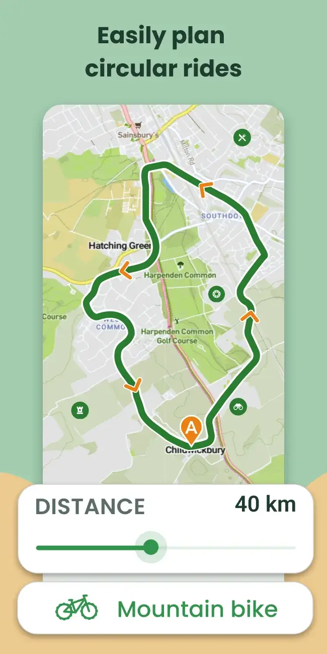 Cyclers: Bike Navigation & Map screenshot 2