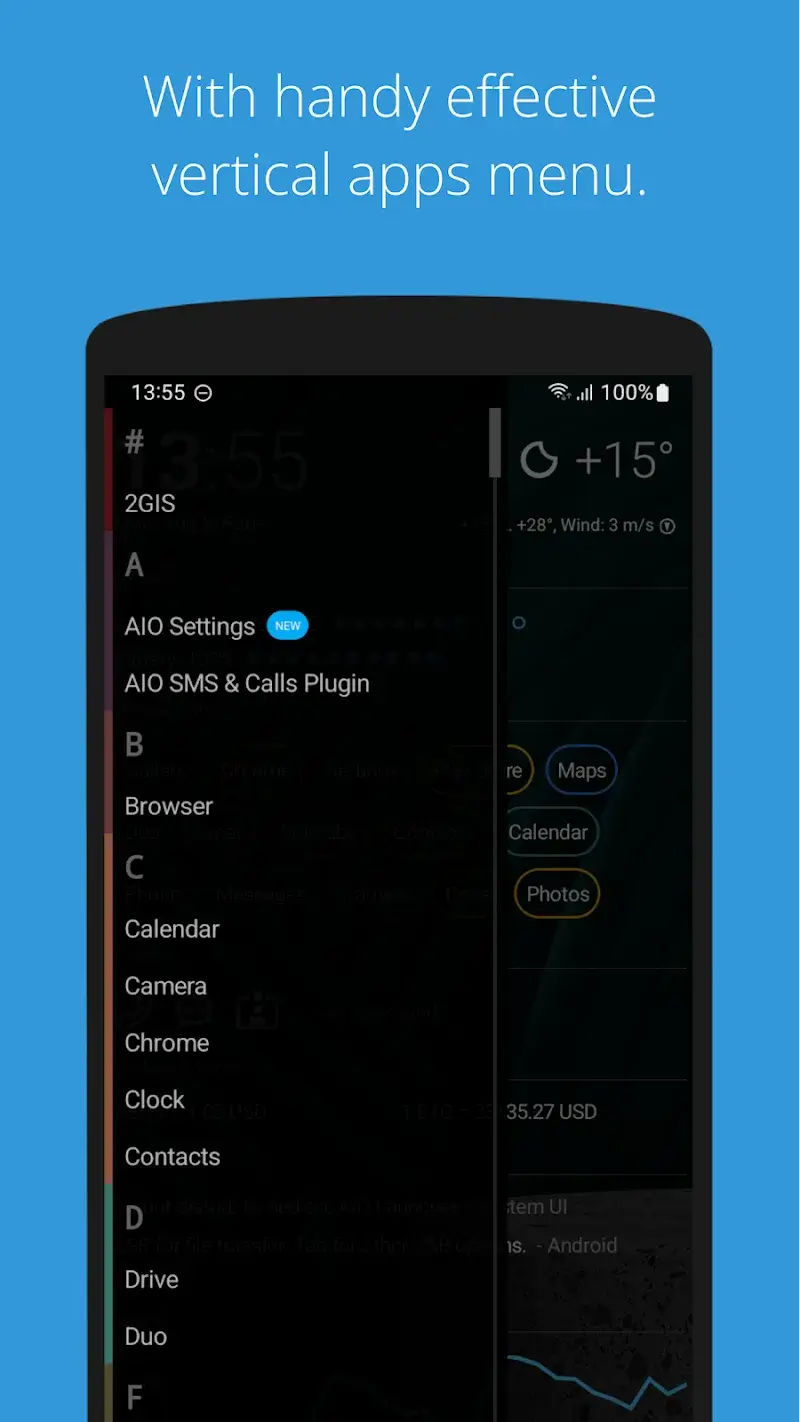 AIO Launcher ekran görüntüsü 4