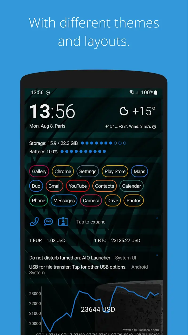 AIO Launcher ekran görüntüsü 2