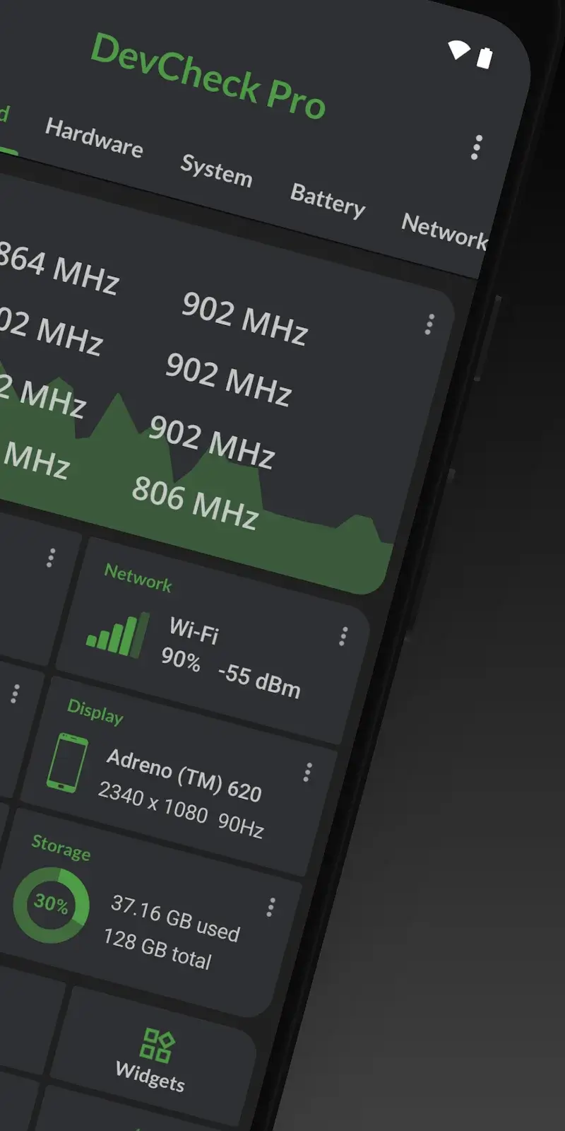 DevCheck screenshot 2