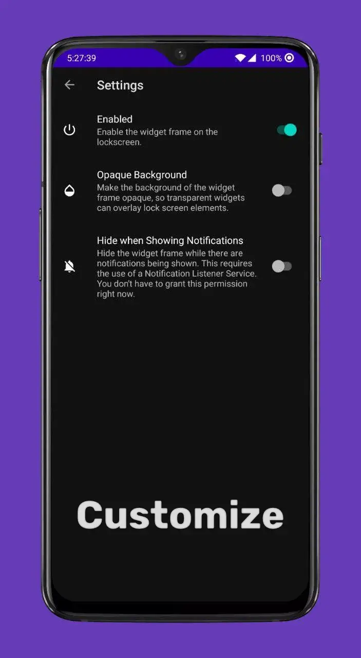 Lockscreen Widgets Screenshot 5