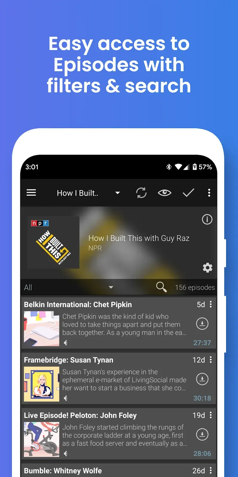 Podcast Addict ภาพหน้าจอ 5