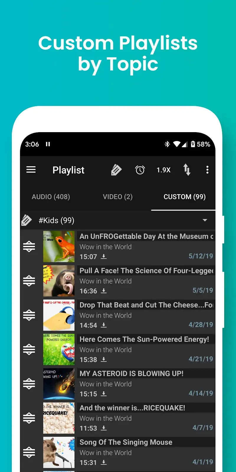 Podcast Addict ภาพหน้าจอ 6