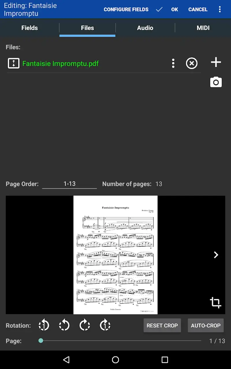 MobileSheets Trial スクリーンショット5