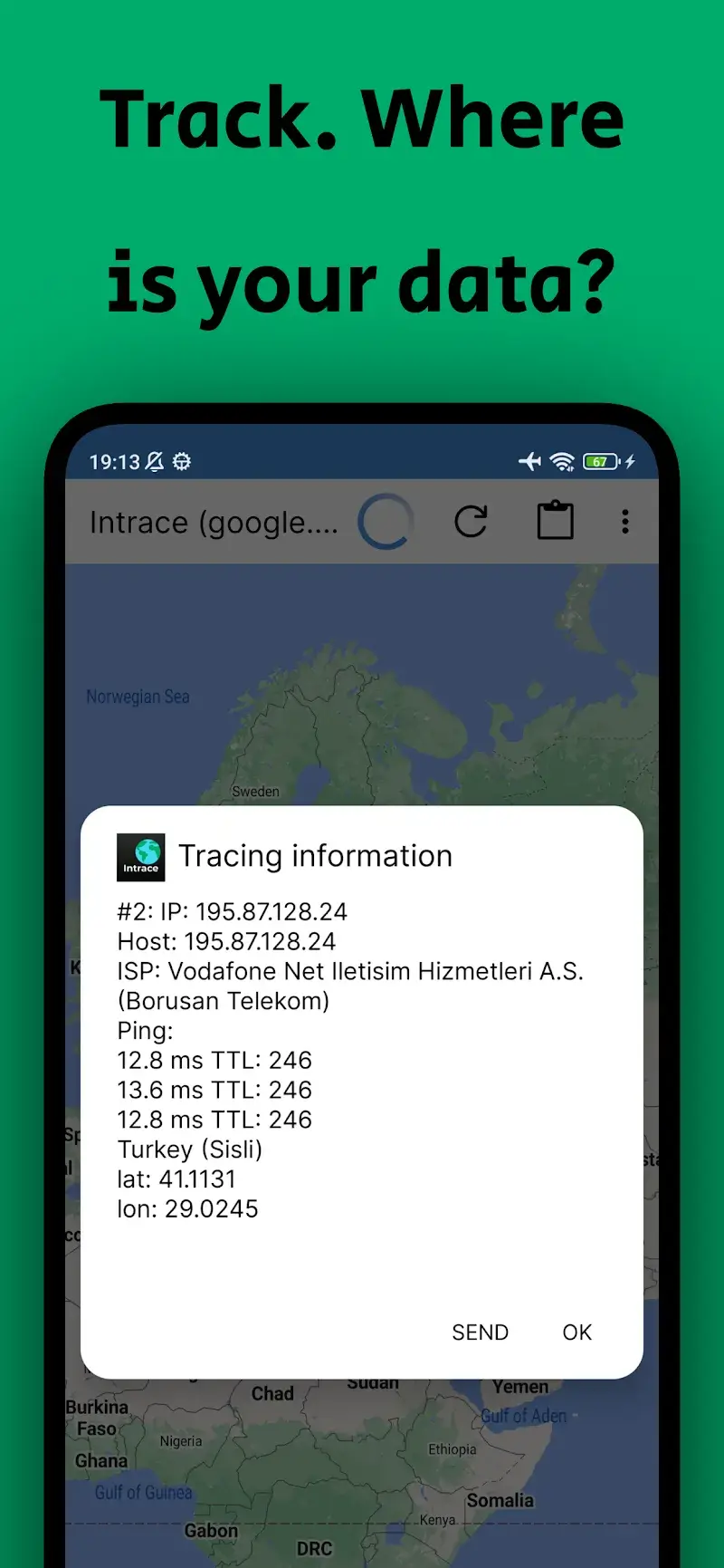 Intrace: Visual Traceroute - ภาพหน้าจอ 4