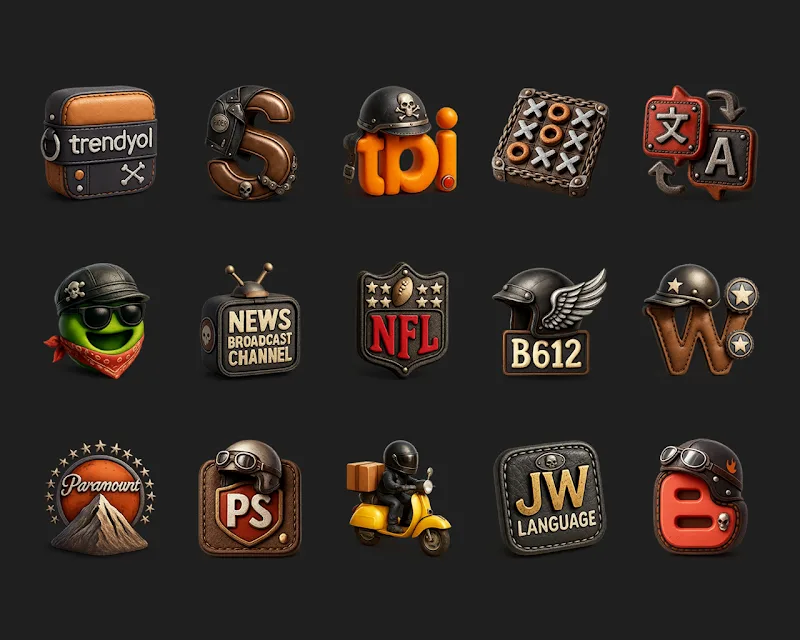 Captura de pantalla de Bikerz - Icon Pack 3