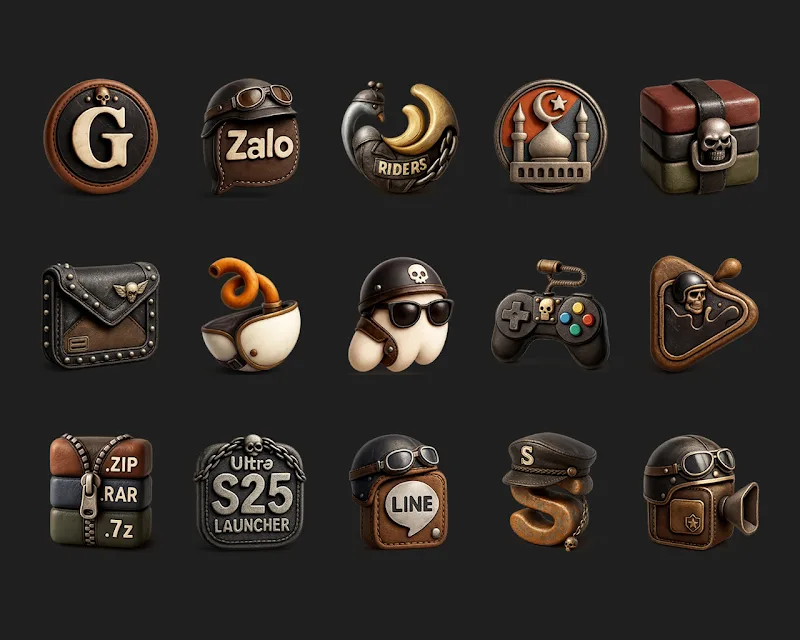 Captura de pantalla de Bikerz - Icon Pack 4