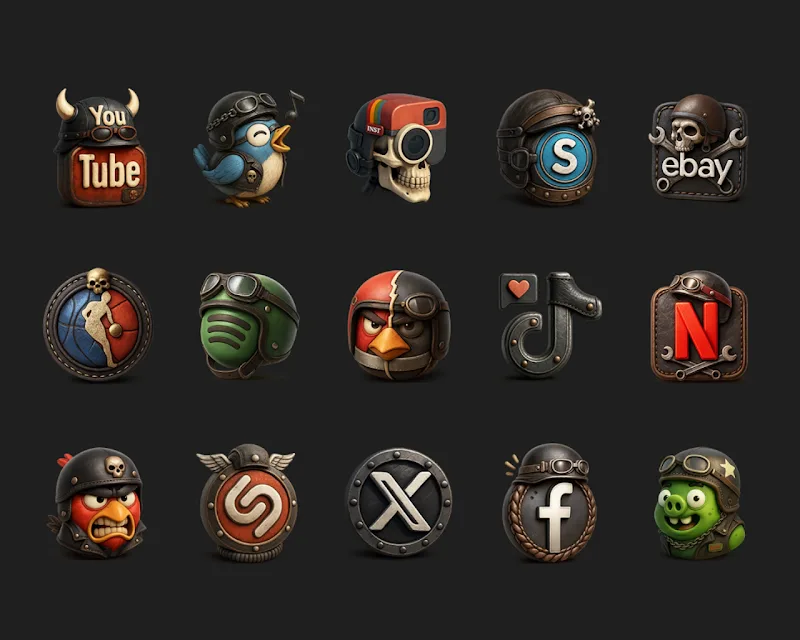 Captura de pantalla de Bikerz - Icon Pack 1