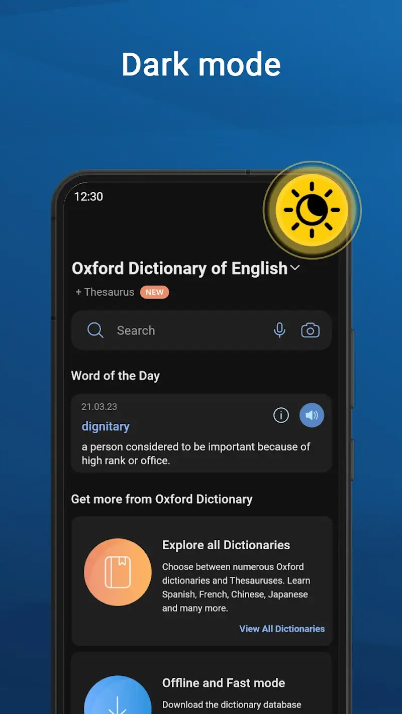 Cuplikan Layar Oxford Dictionary of English 6