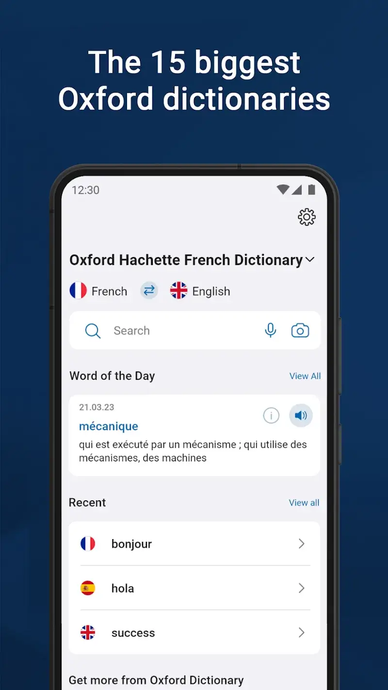 Cuplikan Layar Oxford Dictionary of - English 2