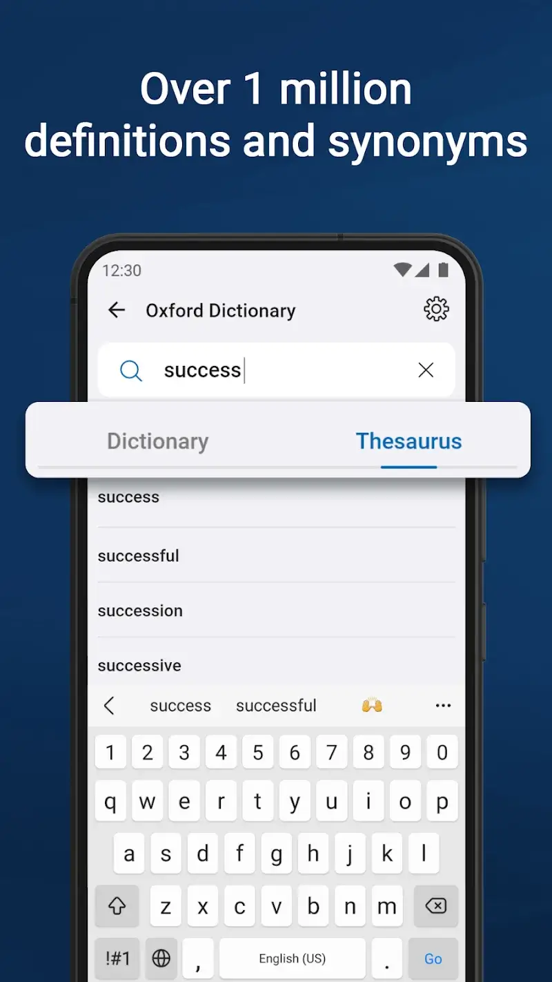 Cuplikan Layar Oxford Dictionary of English 3