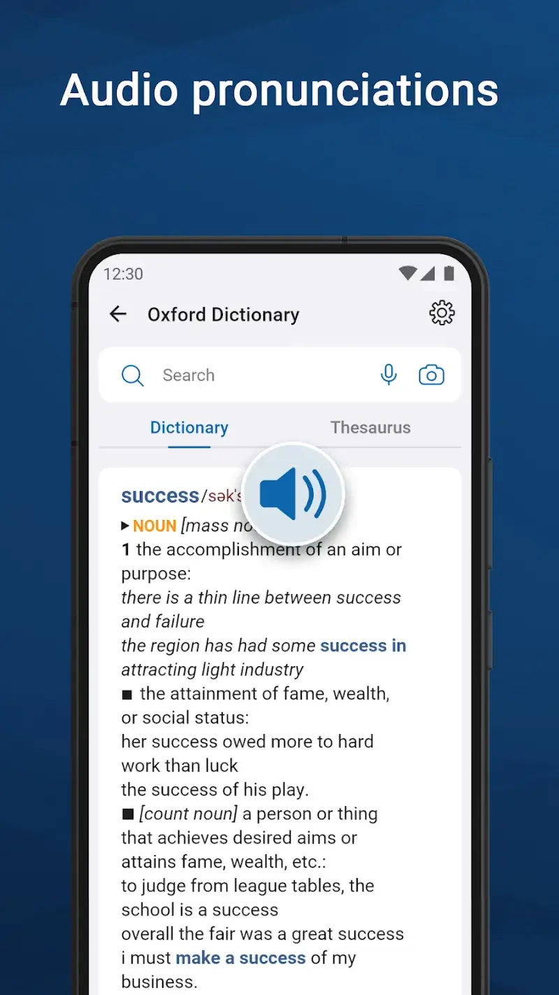 Cuplikan Layar Oxford Dictionary of English 4