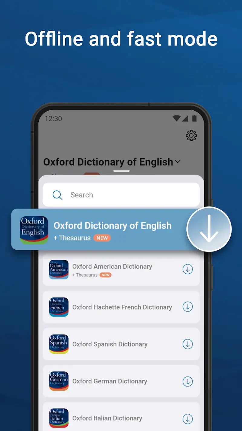 Cuplikan Layar Oxford Dictionary of English 5