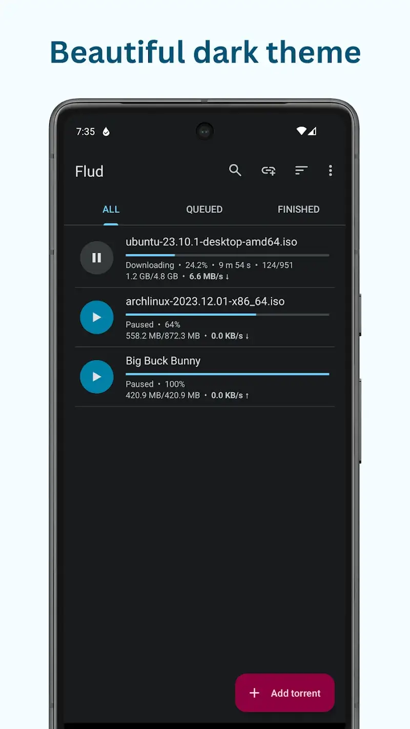 Flud+ screenshot 3