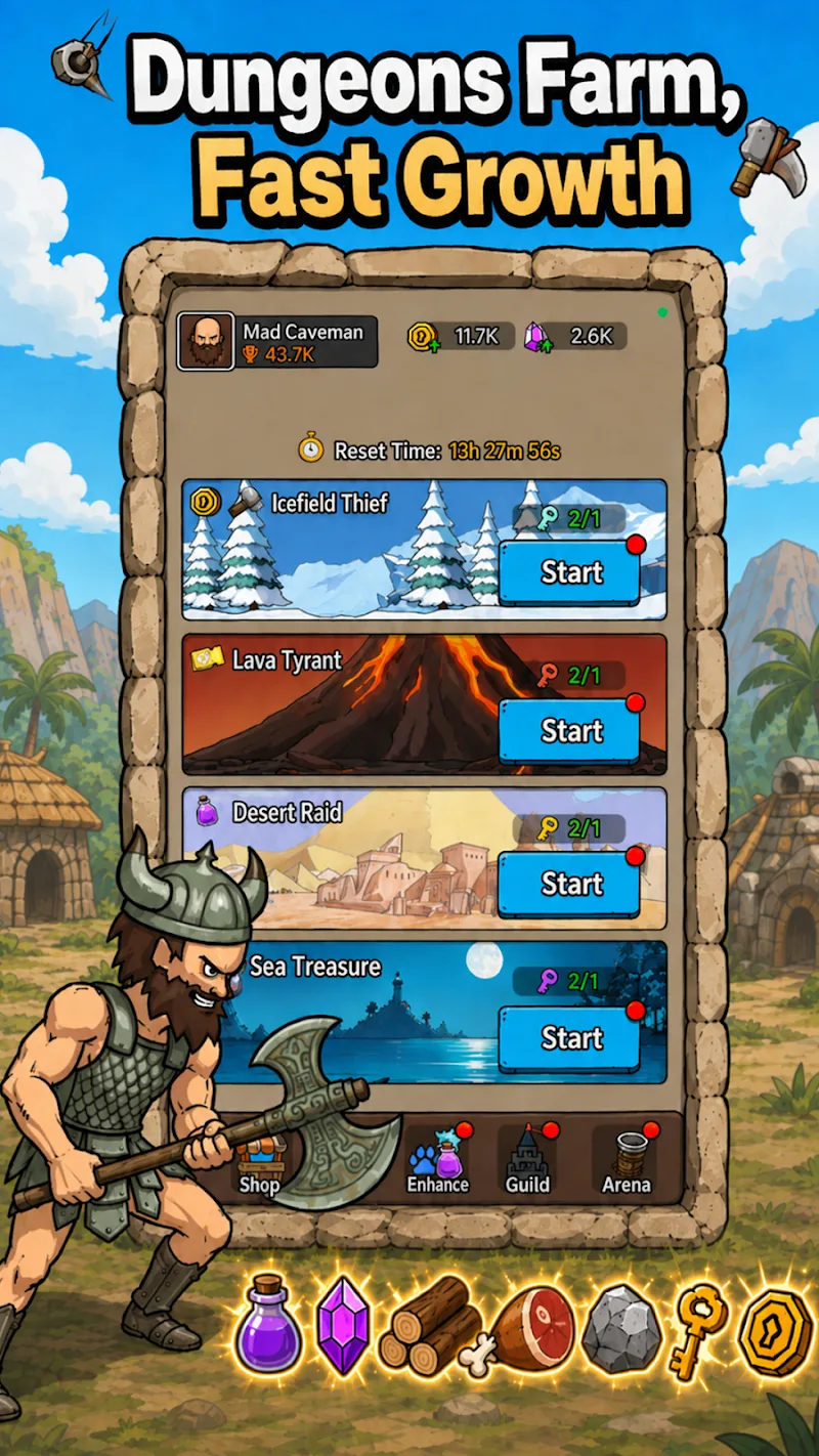 Primitive Loot Go ゲームプレイプレビュー 4