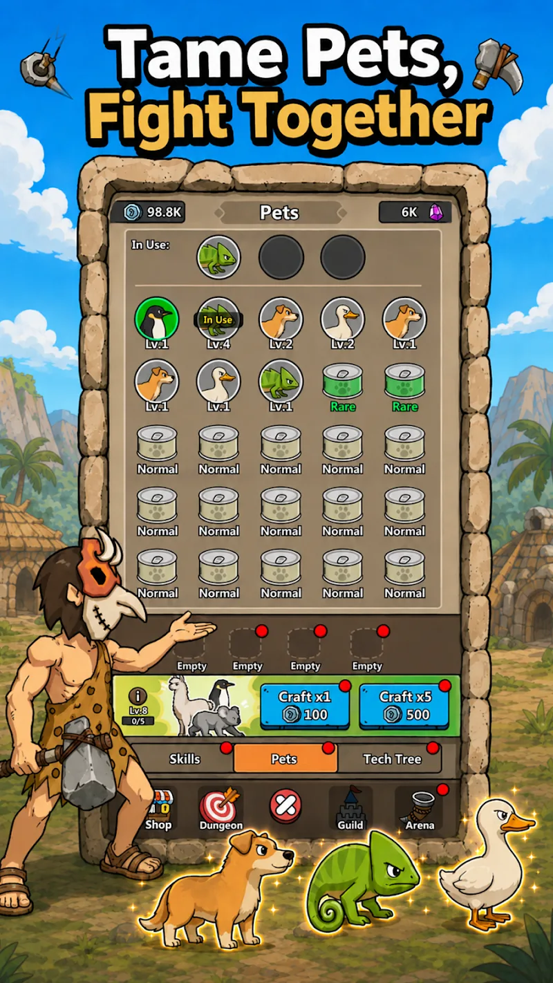 Primitive Loot Go ゲームプレイプレビュー 3