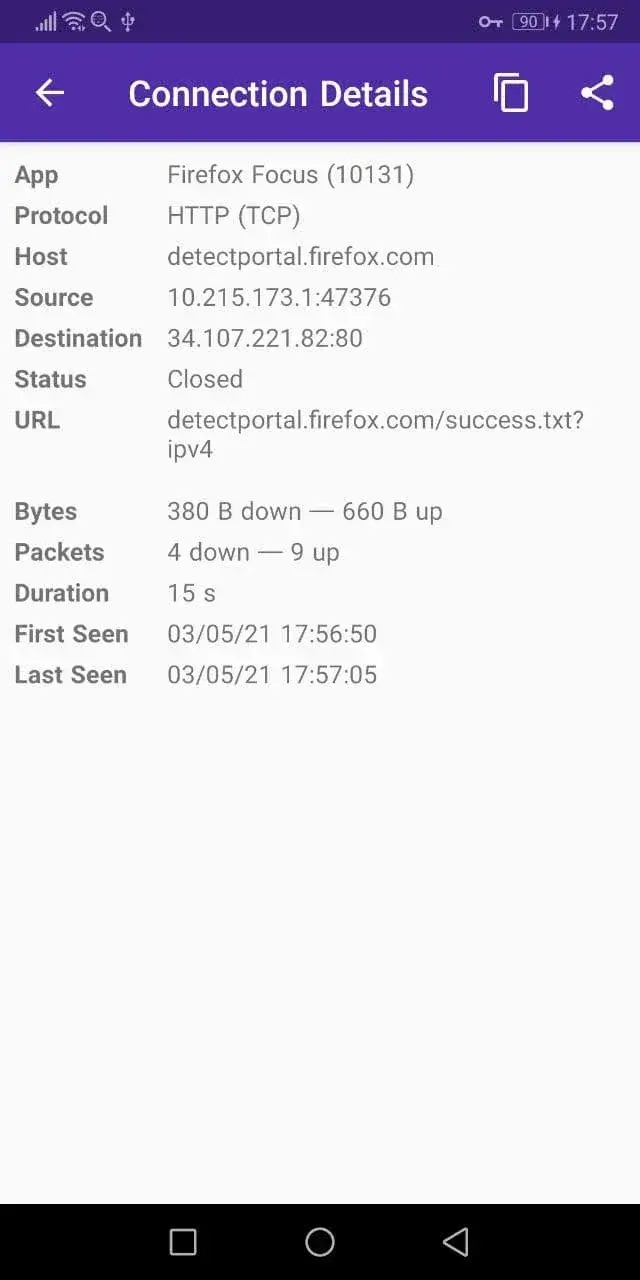 Screenshot 3 di PCAPdroid