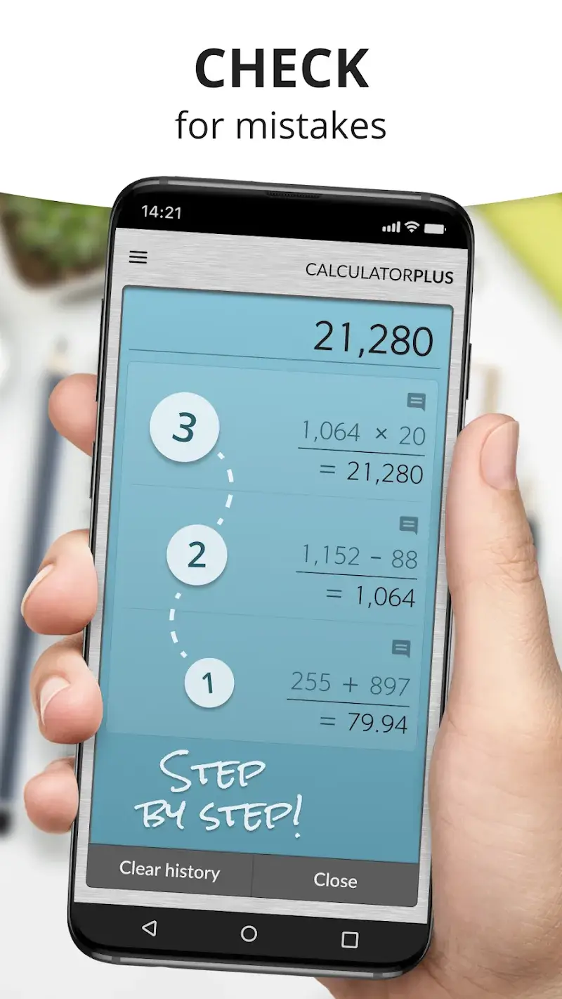 Calculator Plus captura de pantalla 5