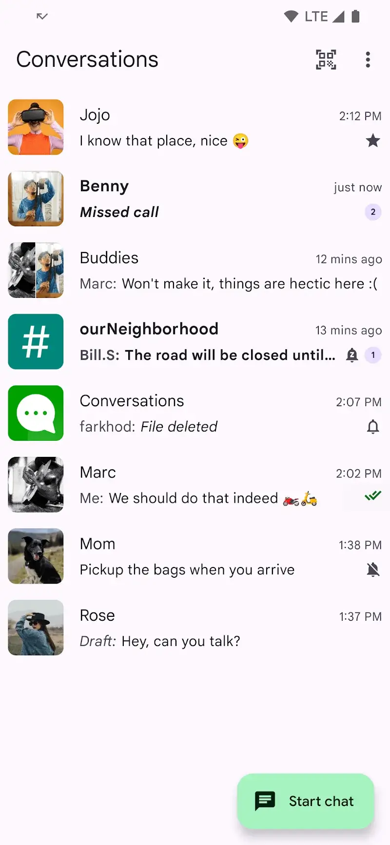 Captura de pantalla 1 de Conversations