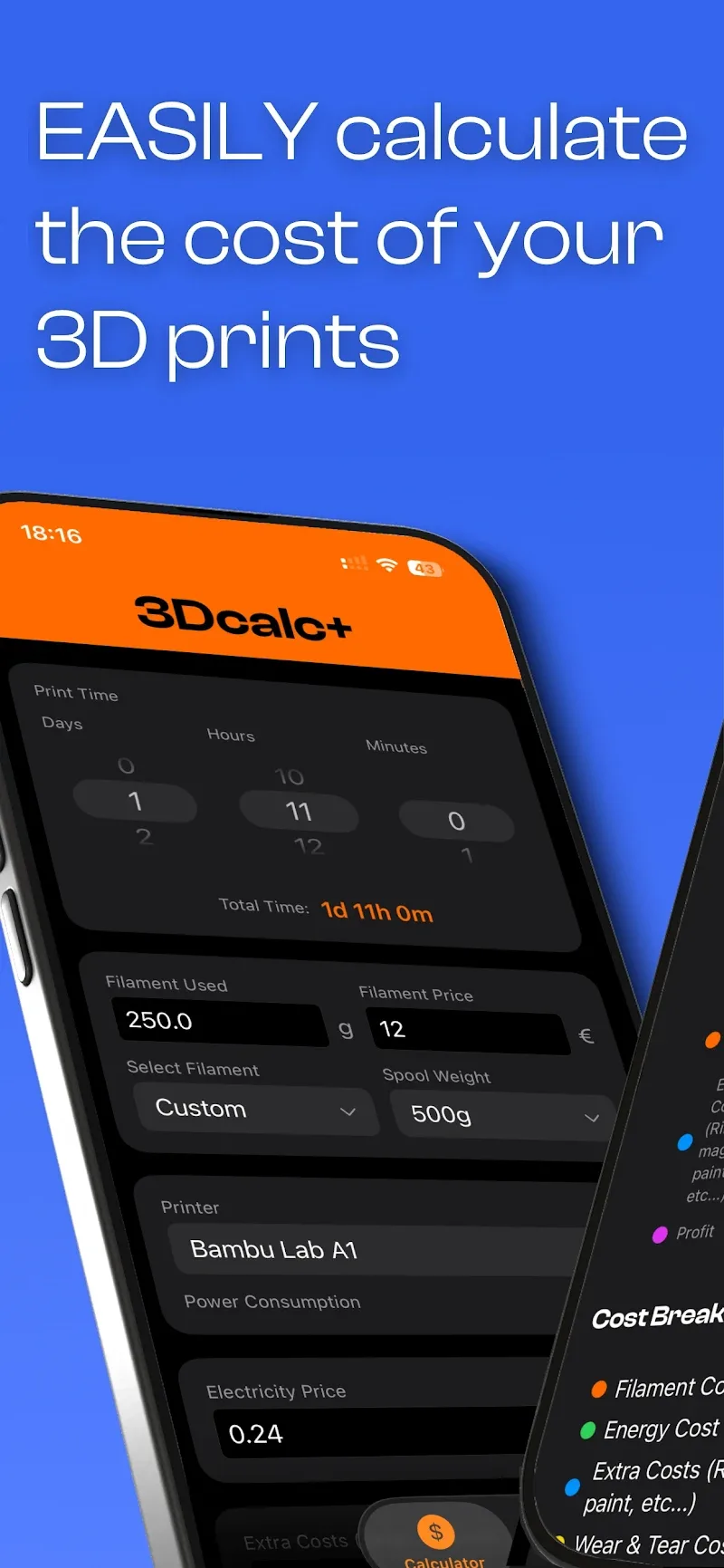 3Dcalc+ Captura de Tela 1: Visão geral da interface de modelagem 3D