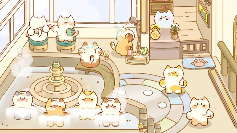 Idle Cat Hotel screenshot 1