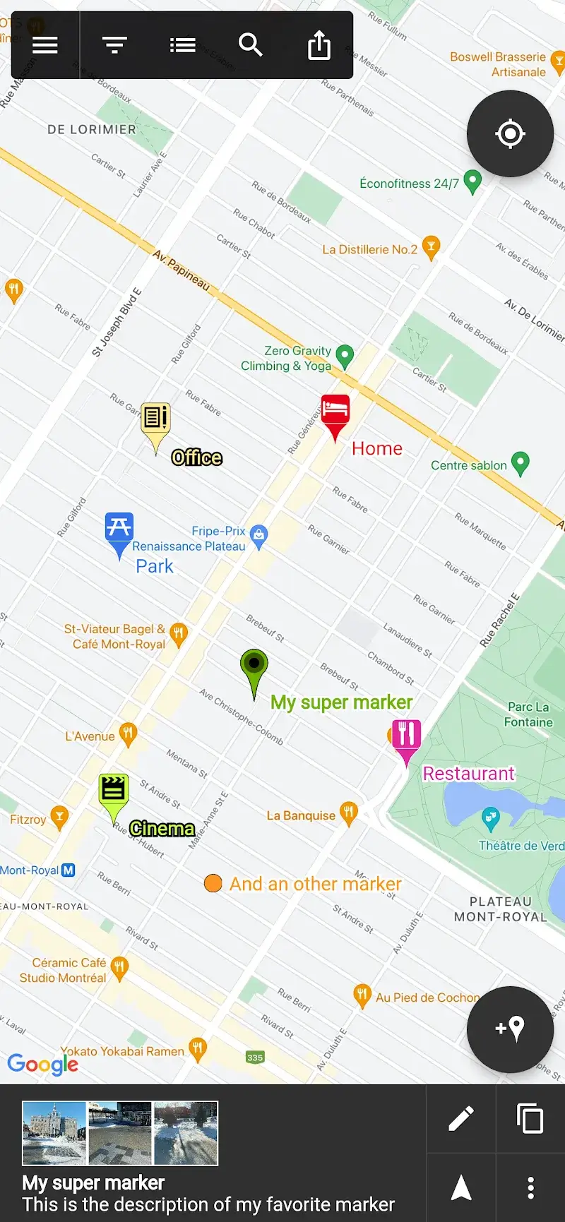 Map Marker 스크린샷 3