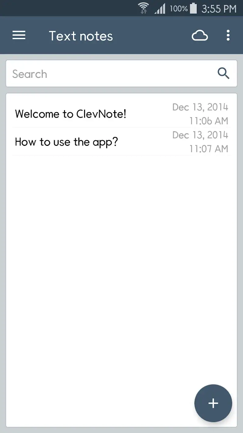 ClevNote screenshot 2