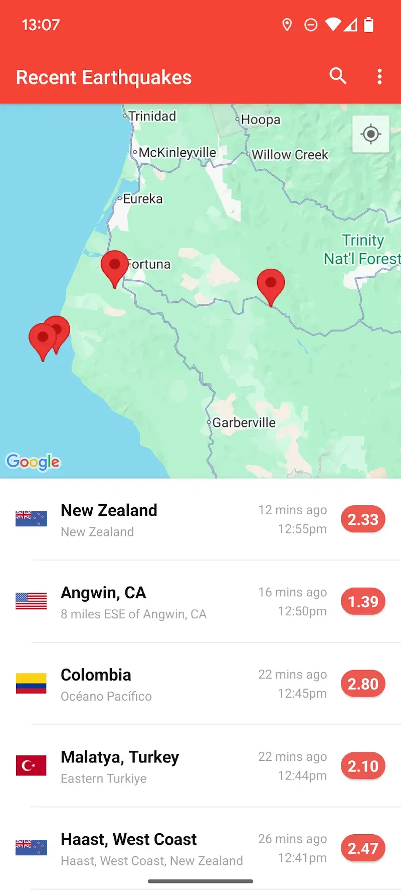 My Earthquake Alerts Pro скриншот 3