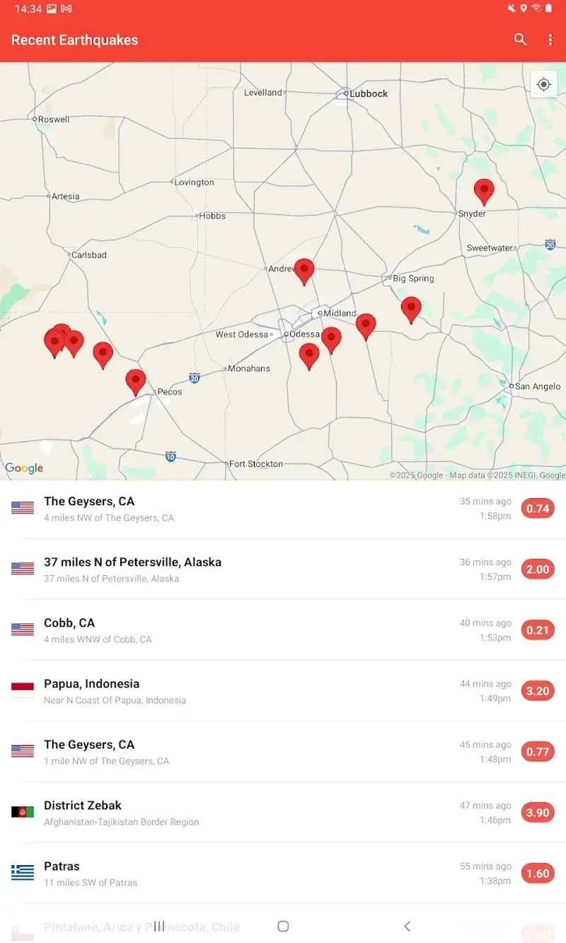 My Earthquake Alerts Pro скриншот 6