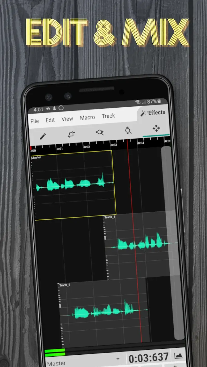 WaveEditor capture d'écran 1