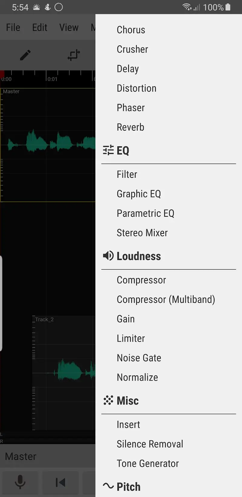 WaveEditor capture d'écran 5