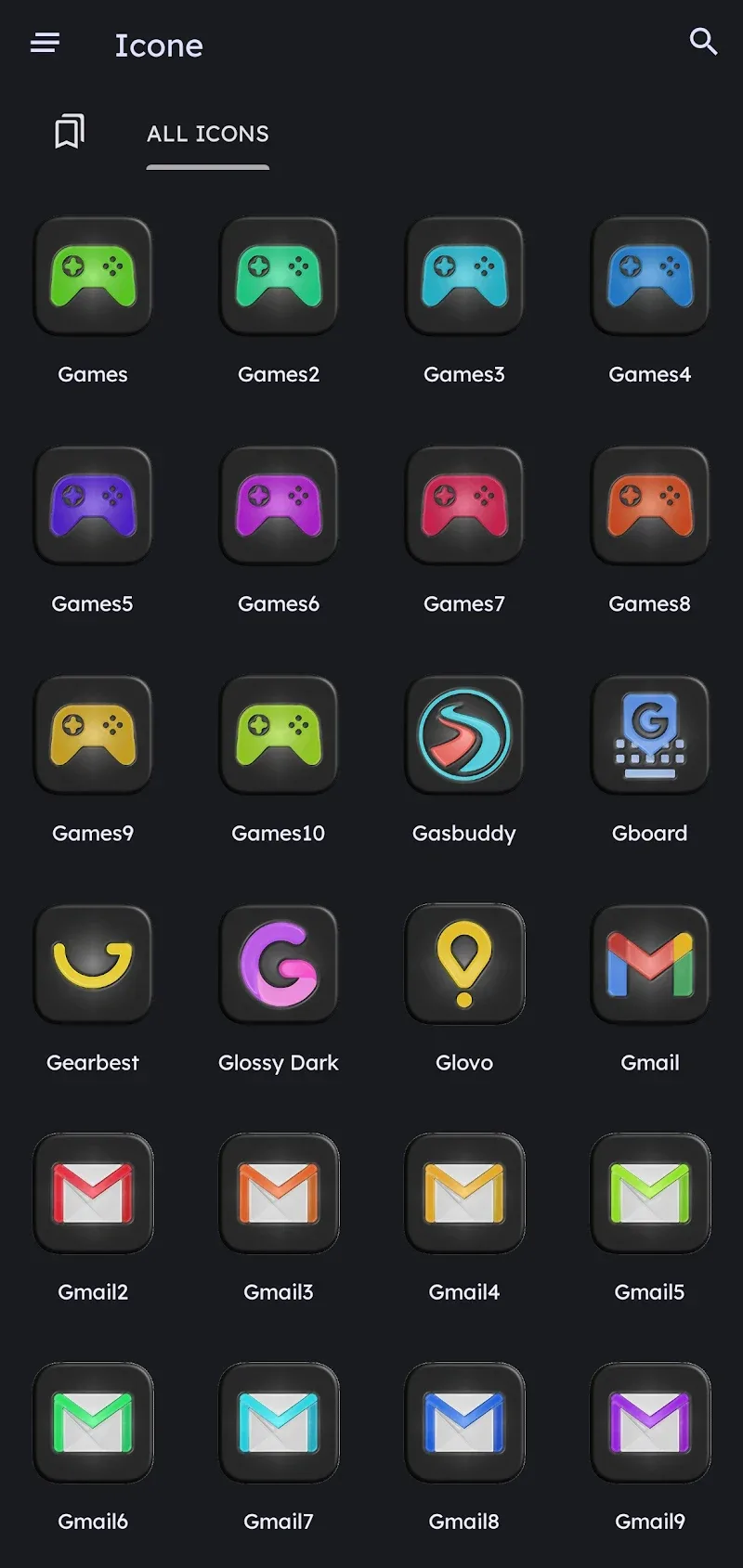 Glossy Dark screenshot 6