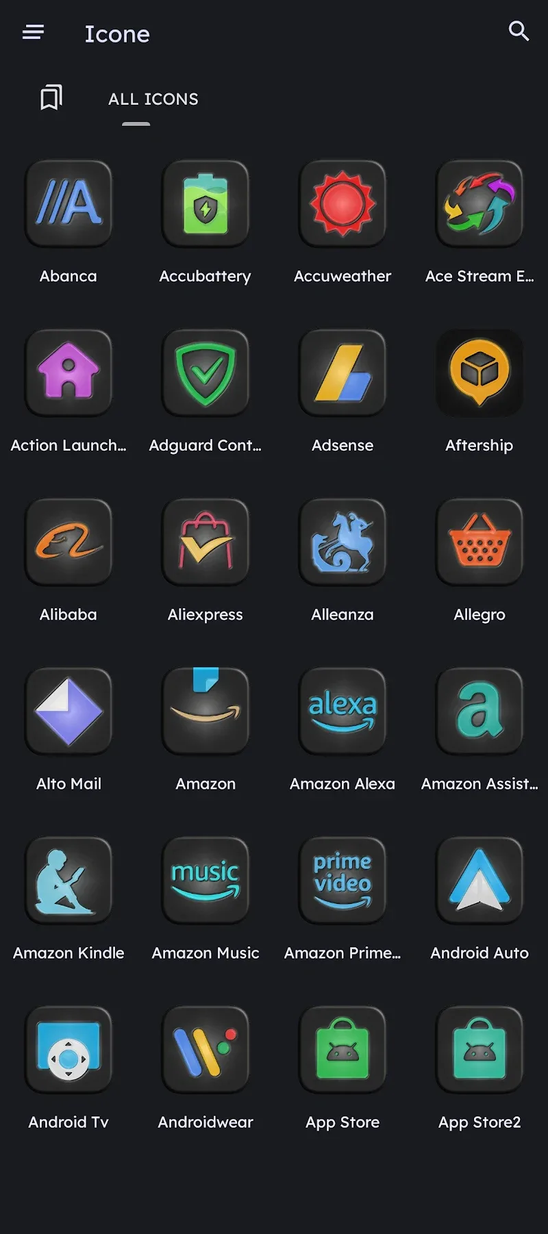 Glossy Dark screenshot 2