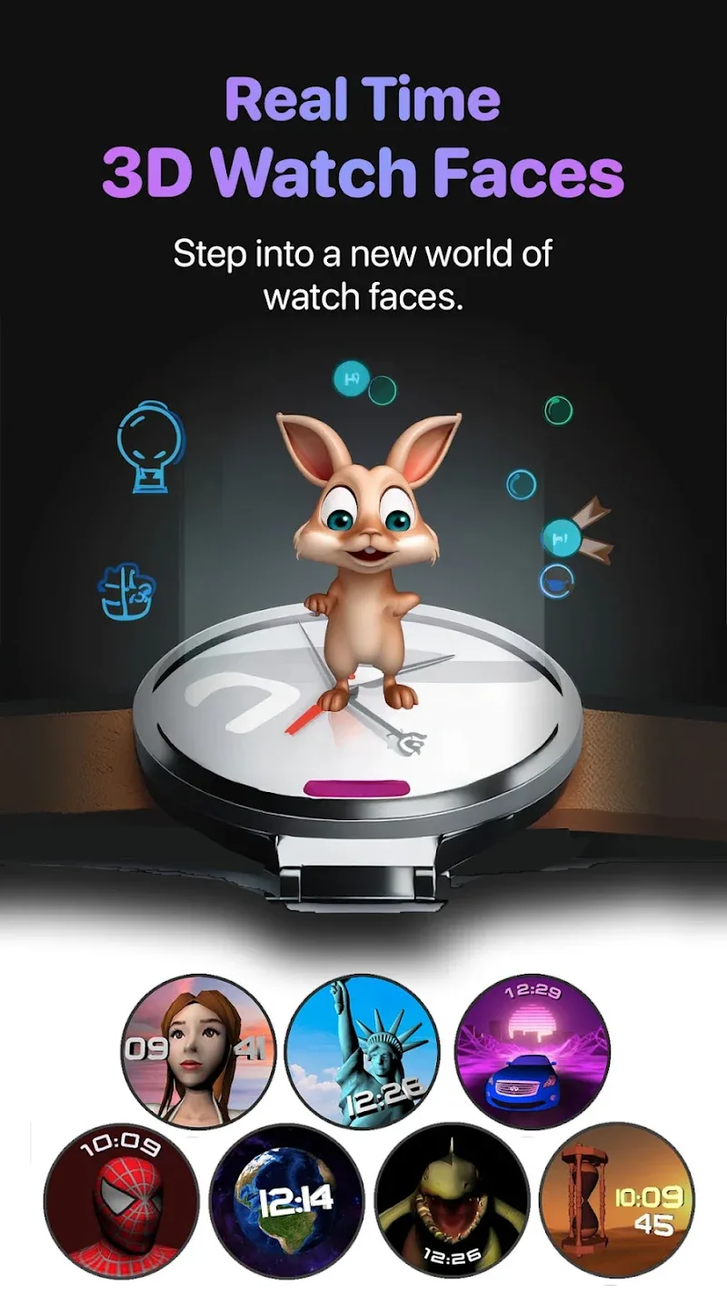 Aperçu 3 de l'application WatchMaker Watch Faces