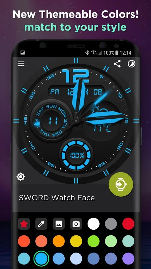 Aperçu 6 de l'application WatchMaker Watch Faces