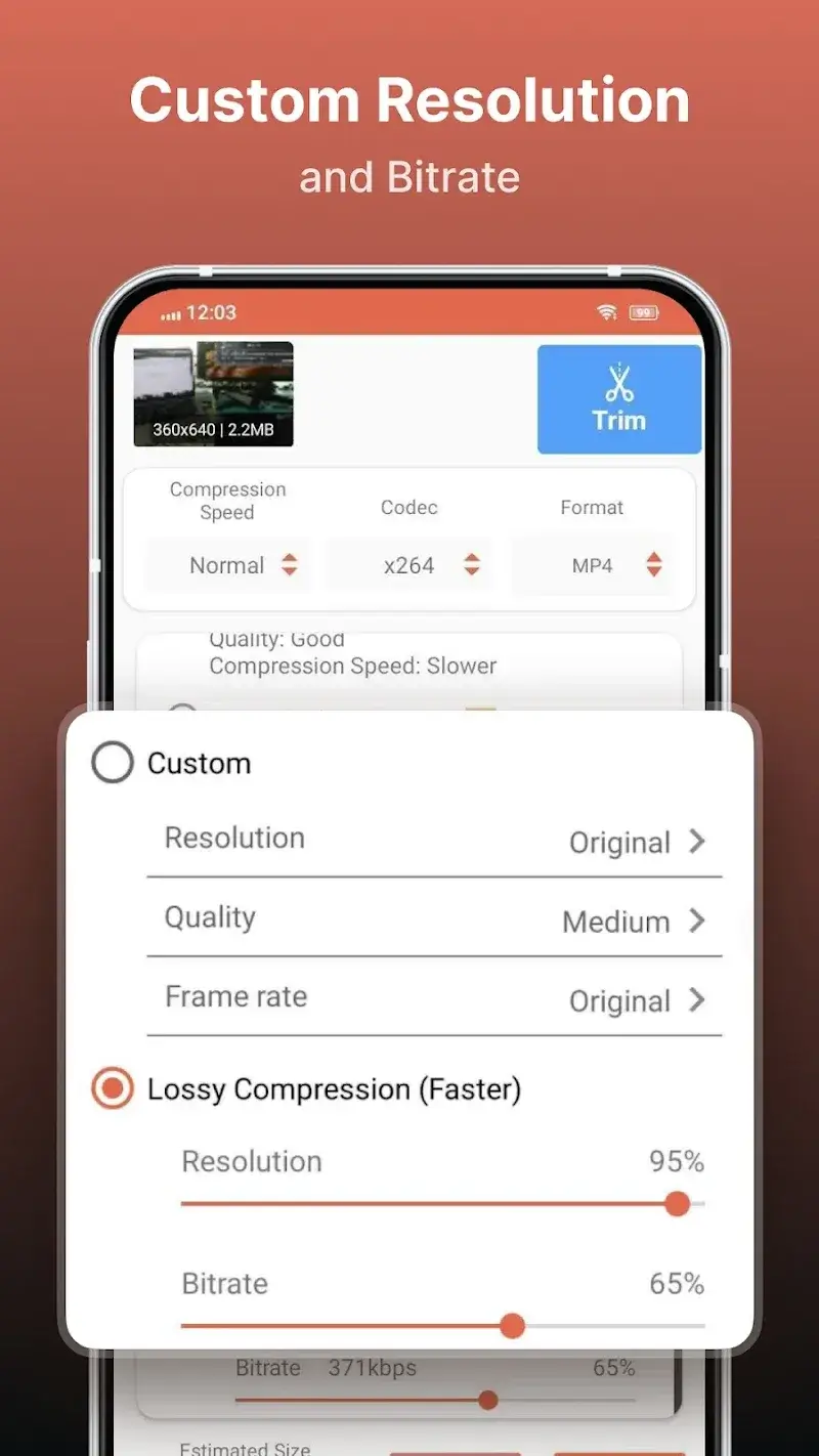 Compress Video Size Compressor 스크린샷 4