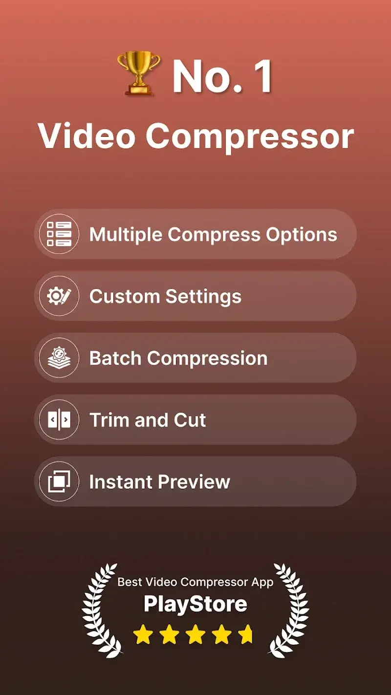 Compress Video Size Compressor 스크린샷 1