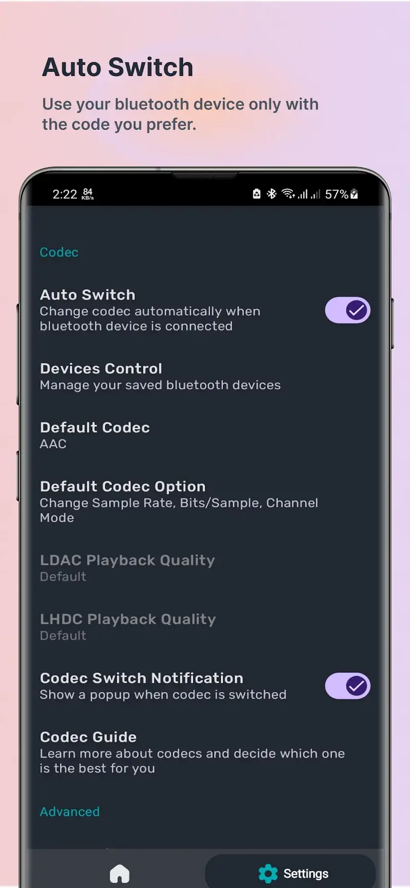 Bluetooth Codec Changer screenshot 2