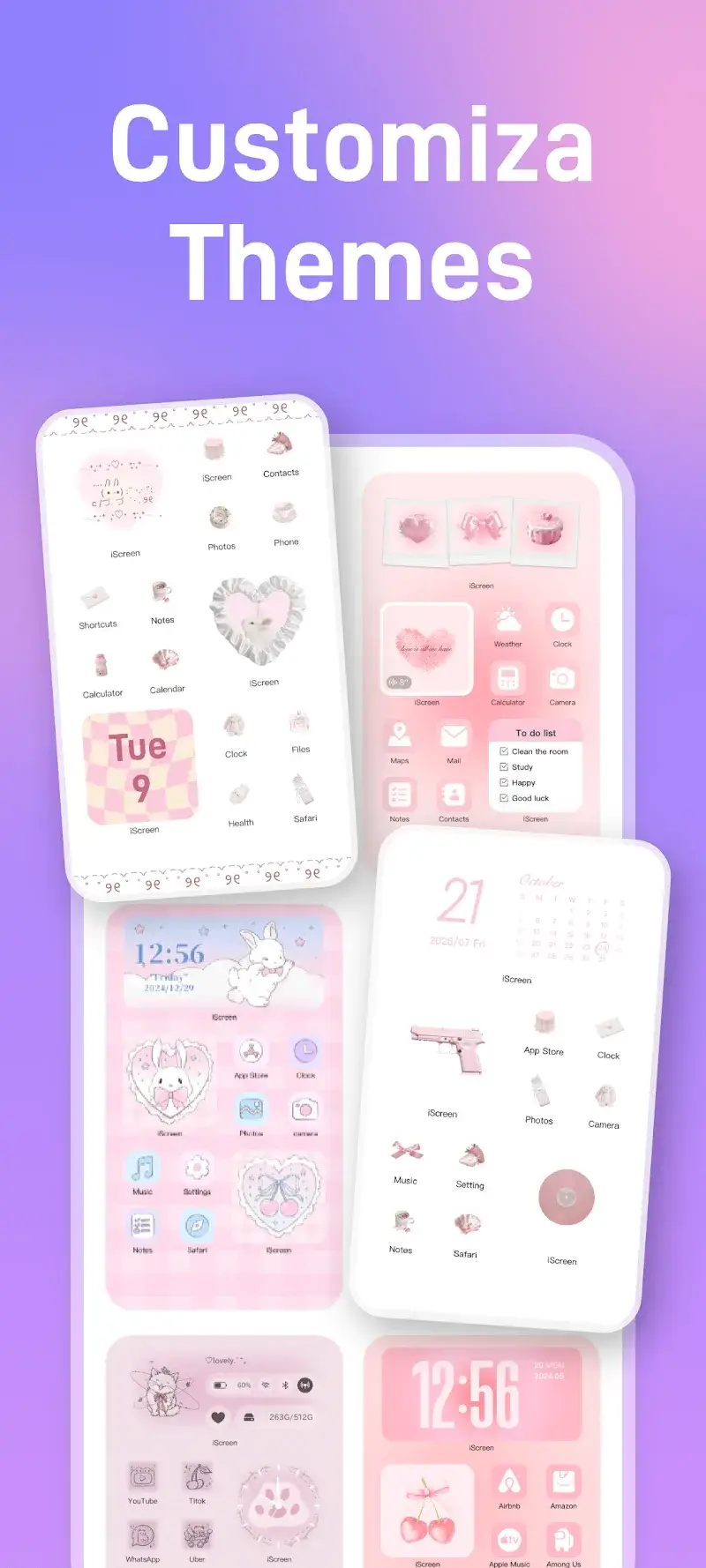 Tangkapan layar iScreen – Widgets & Themes 5