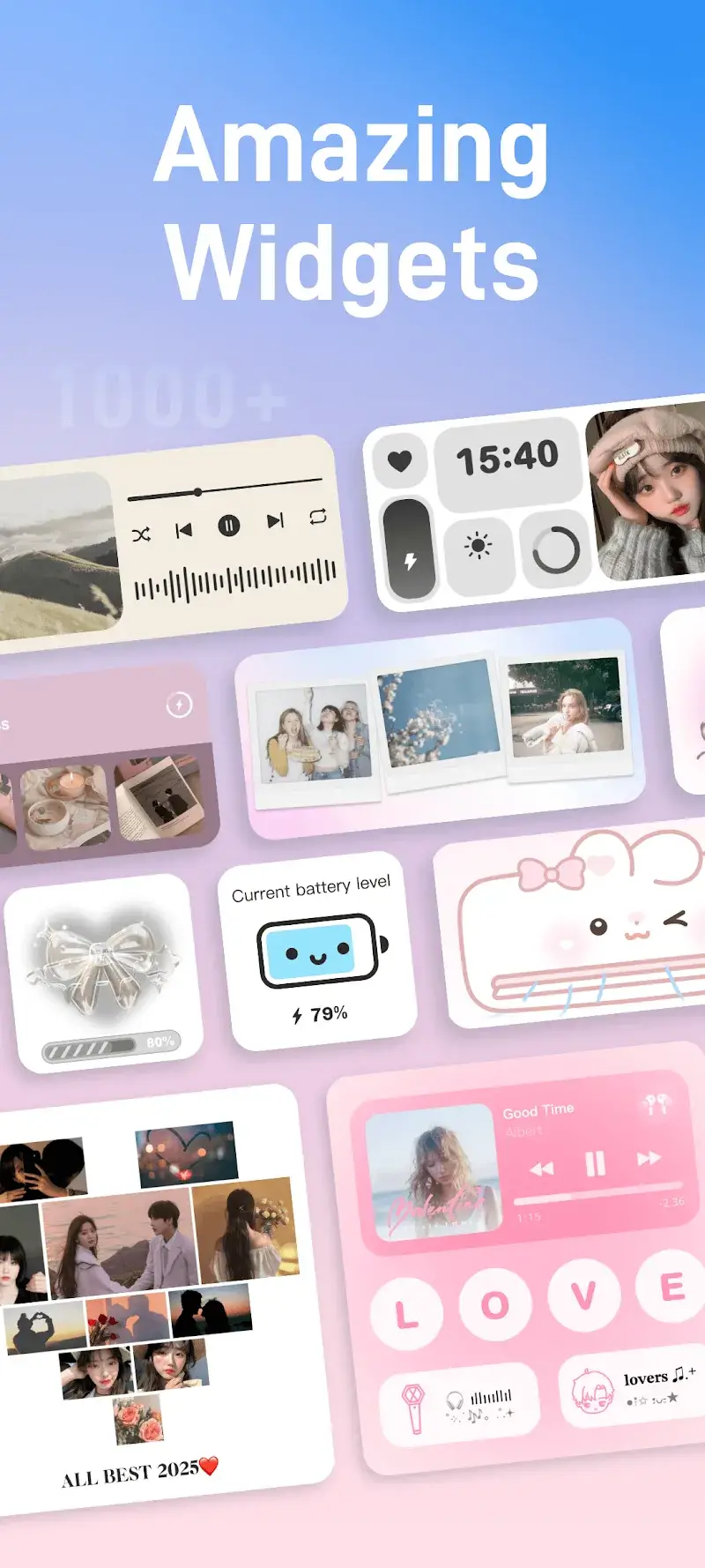 Tangkapan layar iScreen – Widgets & Themes 1