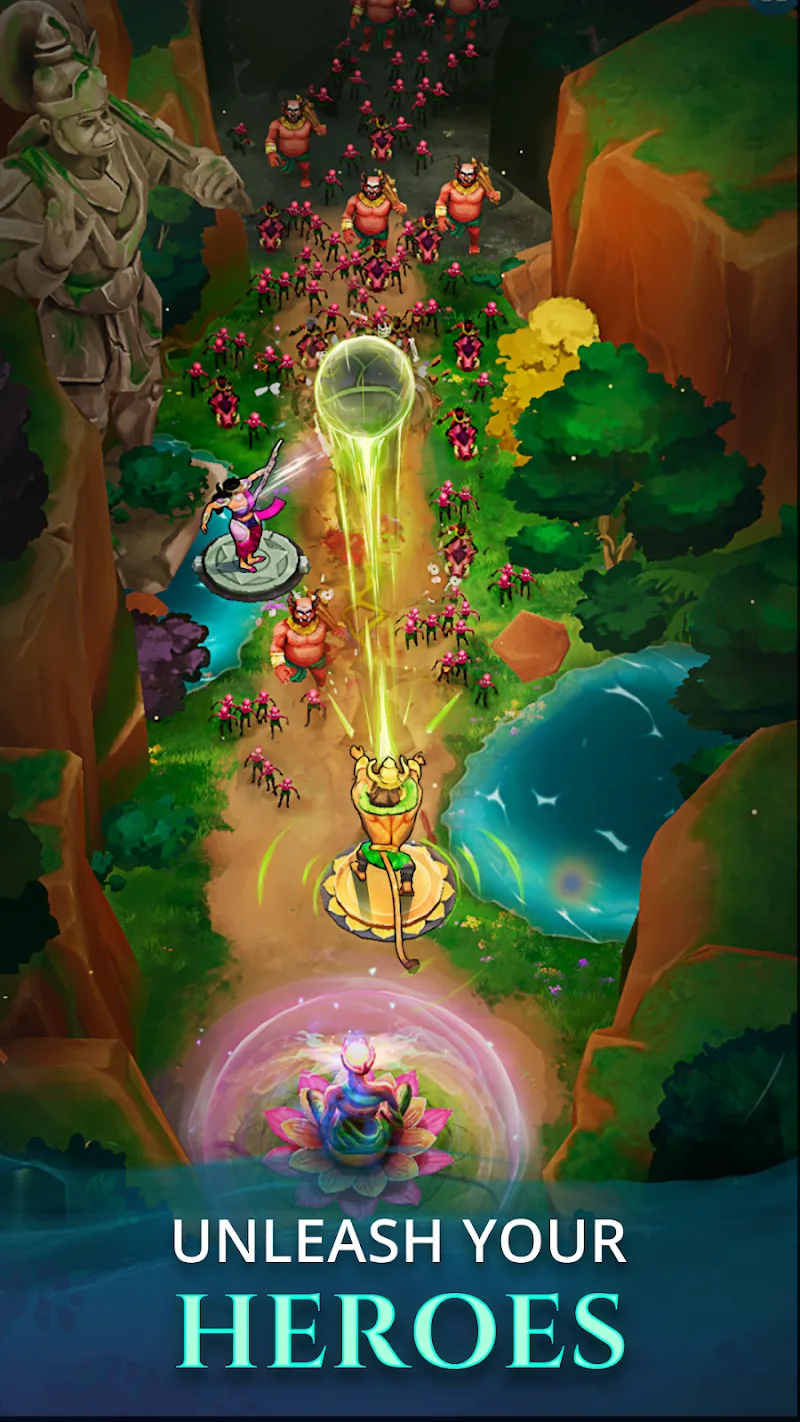 Screenshot gameplay Kalpa: Mythic Hero Defense 2