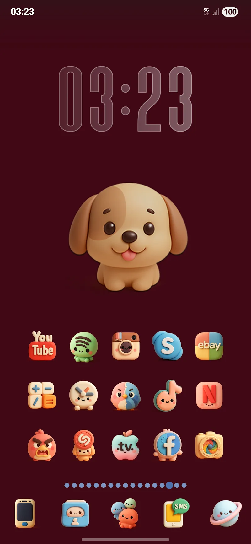 Tangkapan layar pratinjau Cuties - Icon Pack 1