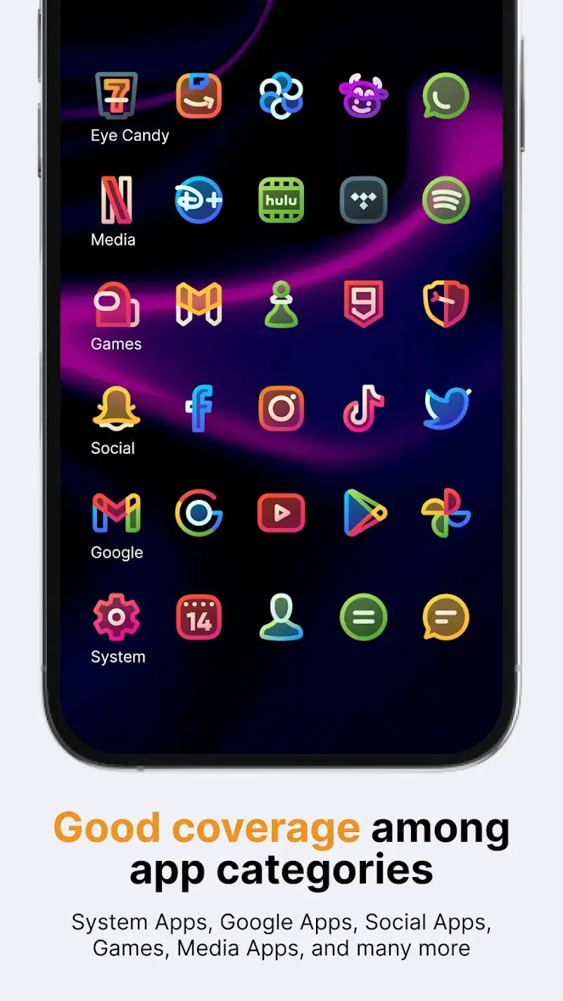 AlineT Bold Linear Icon Pack Captura de pantalla 4