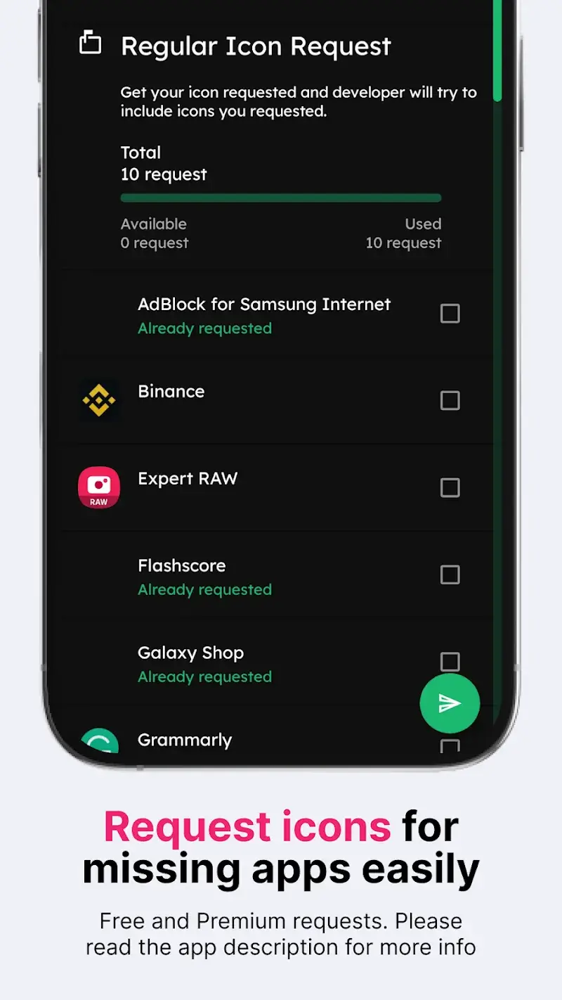 Screenshot 6 di Hera Dark: Circle Icon Pack