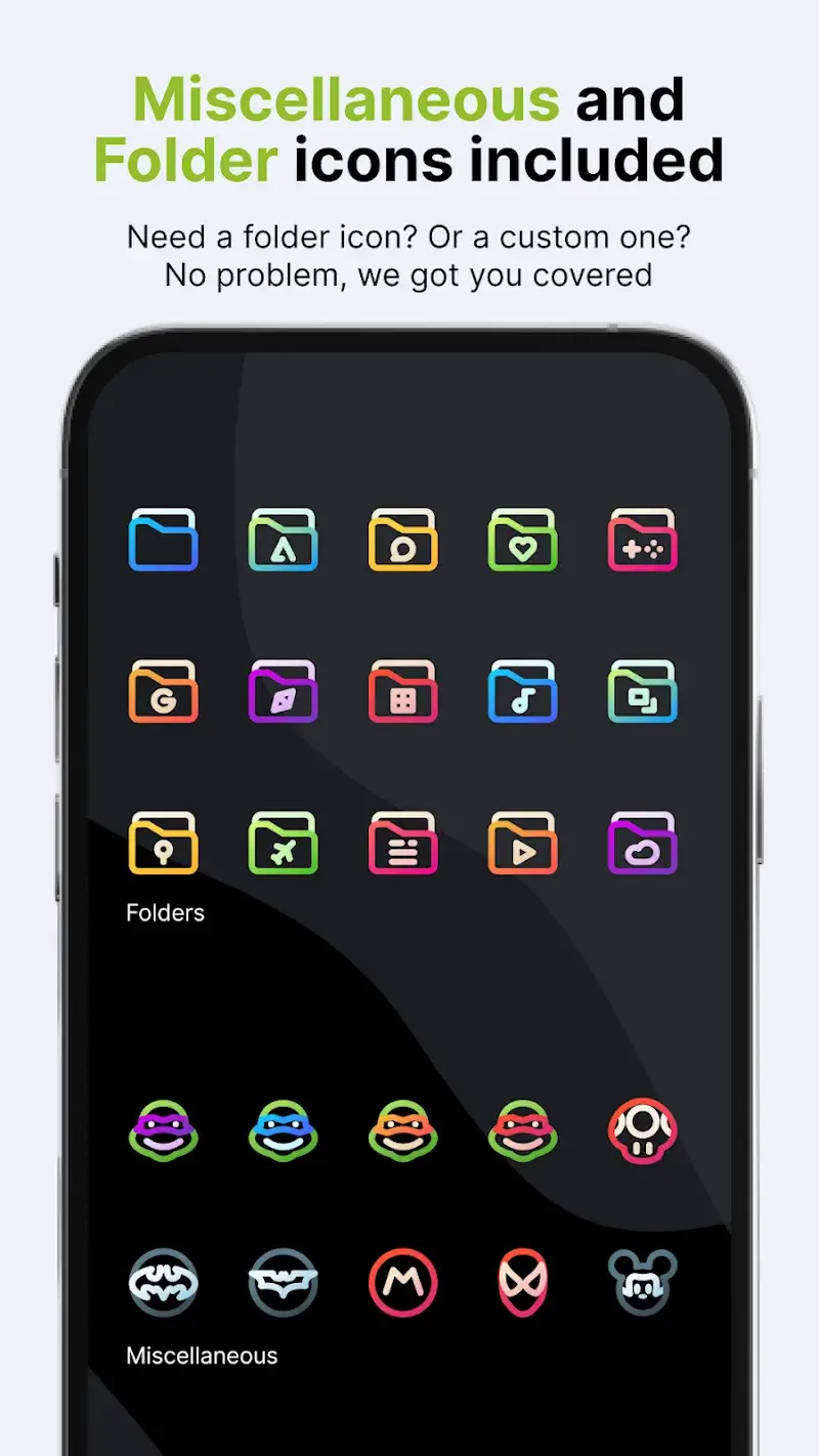 Aline: bold linear icon pack capture d'écran 5