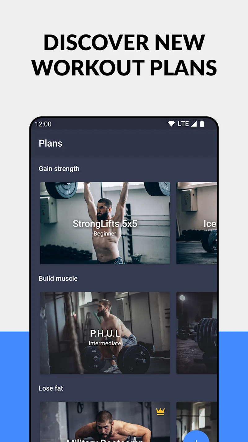 Скриншот зоны тренировок и тренажеров в Gym Day